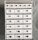 New ListingAntique 24 Drawer Countertop Cabinet 13 x 19 - Solid Wood - Rustic Fish Sales ?