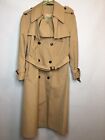 etienne aigner  vintage trench coat Women 16 Leather Trim On Belt Coming Off