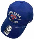 NBA New York Knicks ('47 Brand) Brockman Clean Up Adjustable Dad Hat Royal