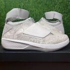Air Jordan 20 XX Retro Laser 30th Anniversary White Size 14 Sneakers 743991-100