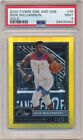 ZION WILLIAMSON 2020/21 PANINI ONE AND ONE #30 GOLD PRIZMS SP #02/10 PSA 9 MINT
