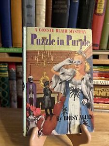 Puzzle in Purple Betsy Allen #3 Connie Blair 1948 HC Grosset&Dunlap Vintage