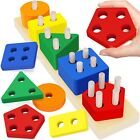 New ListingAigybobo Montessori Toys for 1,2,3 Years Old, Toddlers Wooden Sorting and Sta...