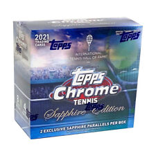 2021 Topps Chrome Tennis Sapphire Edition Factory Sealed Hobby Box