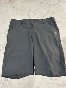 Adidas Golf Shorts Men’s Size 32 Gray Performance Flat Front