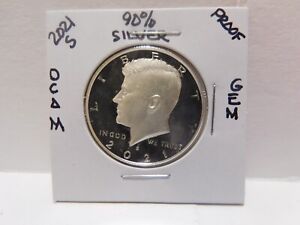 2021 S SILVER GEM PROOF KENNEDY HALF DOLLAR. THIS IS REALLY NICE! HIGH GRADE-