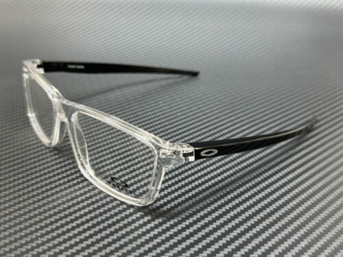 OAKLEY OX8164 0257 Polished Clear Men's 57 mm Eyeglasses