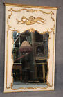 Large Crème French Gilded Trumeau Mirror Louis XV Mirror Made in Italy