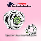 Authentic Sterling Silver August Spring Green Eternity Circle 790065C03 Charm