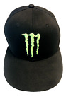Monster Energy Hat Black Green Snapback Adjustable Cap One Size