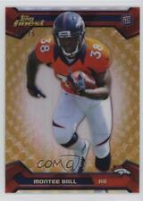 2013 Topps Finest Gold Refractor /75 Montee Ball #120 Rookie RC