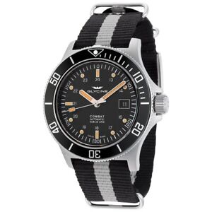 Glycine Men's GL0083 Combat Sub 42 42mm Automatic Watch - Used Great