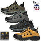 Mens Trail Climbing Breathable Work Boots Outdoor Leather Trekking Hiking Shoes