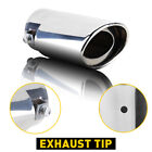 Chrome Rear Tip Exhaust Pipe Tail Muffler Stainless Stright Round Accessories (For: Toyota Corolla)