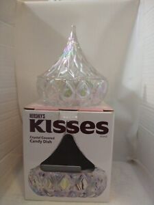 Hershey Kisses Crystal Covered Candy Dish Trinket Box New in box
