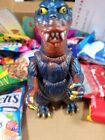 Marmit Godzilla Rare Htf 2001 New With Out Package Monster Gold Paint Red Blue