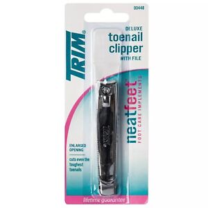 New Trim Deluxe Toenail Clipper Professional Quality Nail Care Toe Nail Cutter
