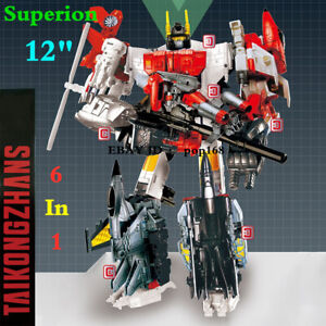New in Stock Superion HZX IDW 6 In 1 Action Figure G1 KO 12