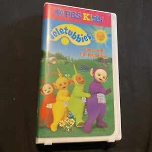 Tested TELETUBBIES - DANCE WITH THE TELETUBBIES VHS PBS KIDS Clamshell 1998