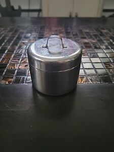 Vintage Vollrath Stainless Steel Ware Surgical Needle Canister
