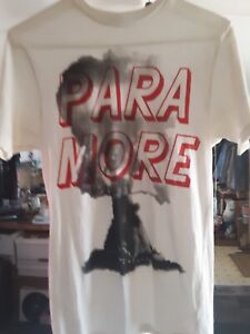 PARAMORE T-SHIRT: White-Small Alt Emo New Wave Punk Rock Redhead HAYLEY WILLIAMS
