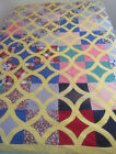 New Listing**SALE** Vintage Quilt Crossroads Lattice Honeycomb Pattern~Hand Pieced