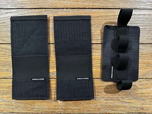 2 Spiritus Systems Micro Fight Half Flaps Mk 2 Black And 4 Loop Pouch Insert