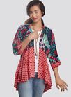 Simplicity 8172 EASY XXS-XXL Kimono Jacket Sweater Loose Dolman 3/4 Pattern