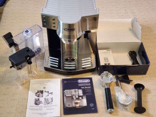 Delonghi EC860 FULL KIT De'Longhi Espresso Machine w/ Auto Cappuccino Stainless