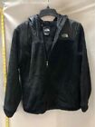 The North Face Womens Black Hooded Full Zip Fleece Jacket Size X-Large