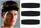 3 X Athletic Cotton Terry Cloth Headband THICK & COMFY Sweatbands Made In USA