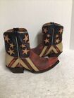 Redneck Riviera  Stars & Stripes Women’s  Leather Boots Size 8.5 Western Cowgirl