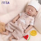 IVITA 15'' Eyes Closed Full Silicone Reborn Baby Boy Realistic Infant Doll