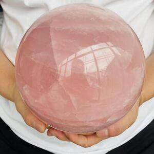New ListingNatural Pink Rose Quartz Sphere Crystal Ball Reiki Healing 7180g