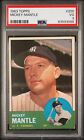 Mickey Mantle 1963 Topps PSA 3 Baseball Card Graded New York Yankees MLB #200