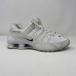 Nike Shox NZ SL All White Running Shoes 501524-106 Mens Size 12