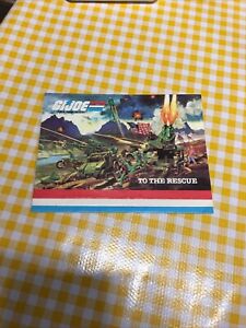 1983 GI Joe Catalog Insert To The Rescue Mobile Task Forces Brochure w/ Envelope