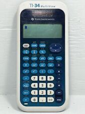 Texas Instruments TI-34 MultiView Solar Scientific Calculator Slide Case