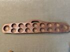 Vintage African Mancala Game Board Wooden Hand Carved 26” Long (CG)