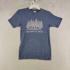 The North Face Shirt Mens S Small Blue Slim Fit Outdoors Casual T Shirt
