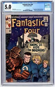 Fantastic Four #45 ~ CGC 5.0 ~ 1st appearance of the Inhumans
