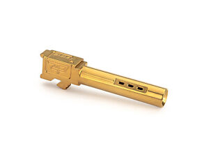 Zaffiri Precision - Glock 19 Gen 3/4 - PORTED Barrel  - Gold / TiN