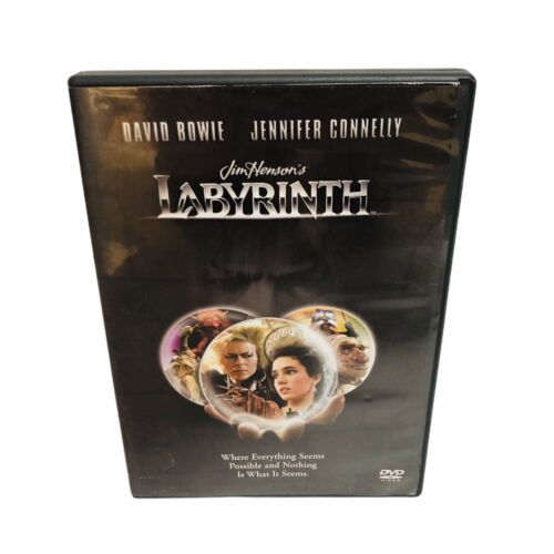 Labyrinth (DVD,Subtitled English & Spanish) David Bowie Jennifer Connelly Bin J