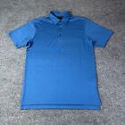 Dunning Golf Shirt Mens Small Blue Stretch Short Sleeve Golf Polo S