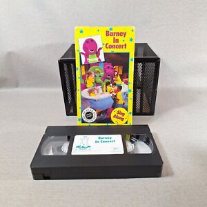 Barney VHS Barney in Concert VHS Video Tape 1992 Sing A Long Kids