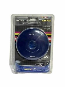 NEW SONY Walkman D-NE005 Blue Portable MP3/CD Player LCD - Factory Sealed