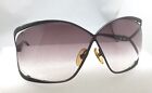 Vintage 1980s Christian Dior Large Butterfly Sunglass 2056 49 110 Black And...