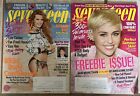 Seventeen Magazine Lot Of 2 Miley Cyrus Bella Thorne