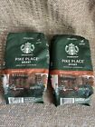 Starbucks Ground Coffee, PIKE PLACE ROAST, Medium 2 bags 12oz each Exp:03/23/24
