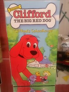 Clifford the Big Red Dog - Cliffords Schoolhouse (VHS, 2001) PBS Kids Video